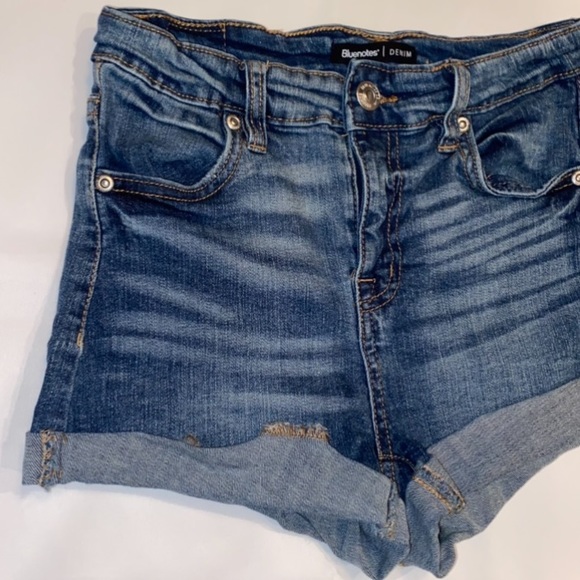 Bluenotes Denim High Rise Jean Shorts - Picture 2 of 9